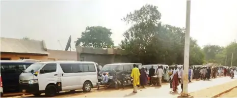  ??  ?? Buses convey visiting Fulani from various states to Sokoto