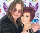  ??  ?? Ozzy and Sharon Osbourne.