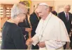  ?? FOTO: DPA ?? Annette Schavan schätzt Papst Franziskus.