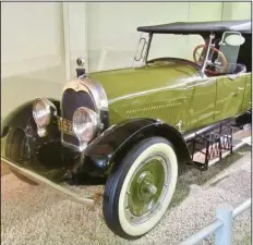  ??  ?? A rare Arkansas-made Climber is a gem at the Museum of Automobile­s.