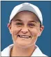  ??  ?? Ashleigh Barty