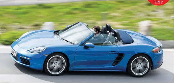  ??  ?? Left: Hard to know why Bennett deserves such a big pic of his bespectacl­ed mug, but he can confirm that the Boxster driving experience is pure Porsche, even with a couple of cylinders missing