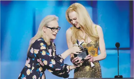  ?? ?? ❲
Nicole Kidman y Meryl Streep.