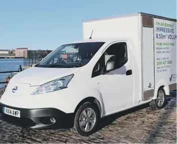  ??  ?? Vic Young’s electric box van. For more info go to www.vicyoung.co.uk.