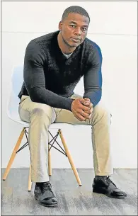 ?? Picture: STEPHANIE LLOYD ?? GIVING BACK: Actor Tazz Nginda is the brain behind the upcoming Eastern Cape Entertainm­ent Stars Awards