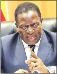  ??  ?? President-designate Mnangagwa