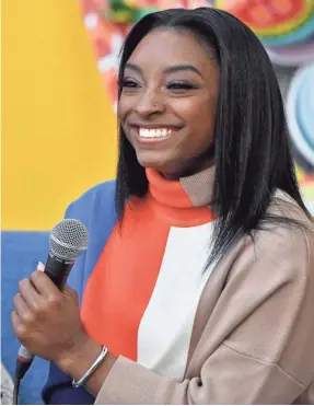  ?? CRAIG BARRITT/GETTY IMAGES FOR SK-II ?? Simone Biles says the bigger challenge for athletes from the postponed Tokyo Olympics might be the mental side.