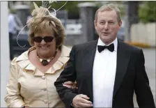 ??  ?? Former taoiseach Enda Kenny and his wife Fionnuala.