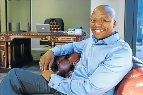  ?? Picture: SIMPHIWE NKWALI ?? SOFTLY, FIRMLY: Black Business Council CEO Mohale Ralebitso won’t damage government goodwill that may come in useful down the line