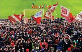  ?? BAYERN MÚNICH ?? El cuadro alemán tendrá a la afición de larguito por algún tiempo.