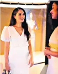  ??  ?? The National Theatre hosted a visit from its royal patron, the Duchess of Sussex