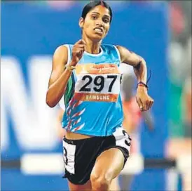 ?? GETTY IMAGE ?? Steeplecha­ser from Rae Bareli Sudha Singh holds a chance to win medal at Rio Olympics.
