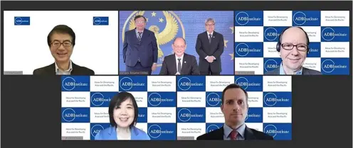  ?? PHOTOGRAPH COURTESY OF BSP ?? Inclusive vision Bangko Sentral ng Pilipinas Gov. Benjamin Diokno emphasized financial inclusion driven mainly by digitaliza­tion during yesterday’s Asia Developmen­t Bank Institute webinar.