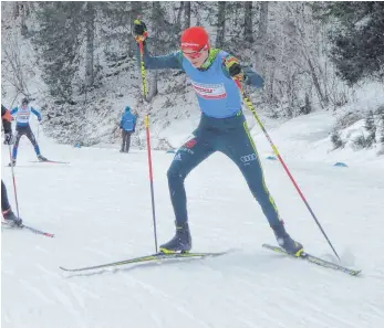  ?? FOTO: WSV ISNY ?? Friedrich Moch hat in Oberstdorf die komplette nationale Konkurrenz hinter sich gelassen.