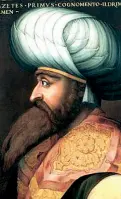  ??  ?? Il ritratto del sultano dell’Impero Ottomano Bayezid I fa parte della Serie gioviana ospitata agli Uffizi