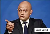  ?? ?? Sajid Javid