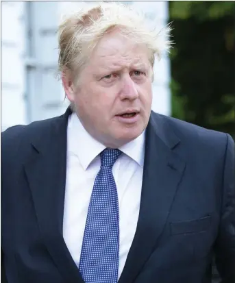  ??  ?? „ Boris Johnson’s article sparked a storm and he now faces a Conservati­ve Party inquiry.