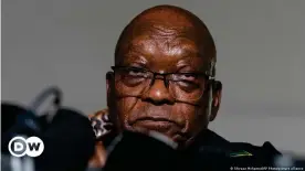  ??  ?? South African former President Jacob Zuma denies corruption charges against him