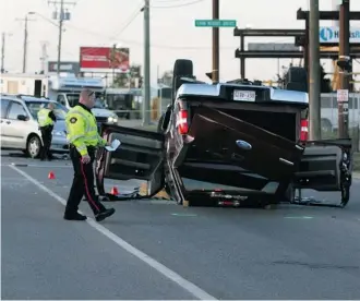  ?? Calgary Herald/Files ?? An Okotoks man faces numerous speed and impaired driving-related charges for a crash that killed an 11-year-old girl on Sept. 20.