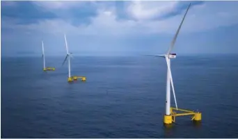  ??  ?? „ Ørsted's new partner Bluefloat Energy is an industry leader in creating floating wind farms