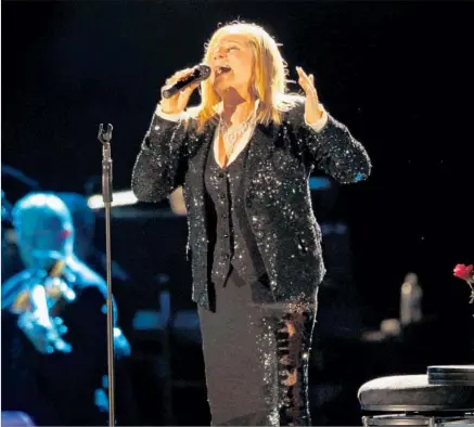  ?? Michael Robinson Chavez Los Angeles Times ?? BARBRA STREISAND kicks off her North American tour Tuesday at Staples in advance of her upcoming album, “Encore.”