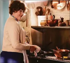  ?? HBO Max / TNS ?? British actress Sarah Lancashire portrays famed chef Julia Child in the series “Julia” on HBO Max.