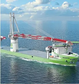  ?? Picture: DEME. ?? Belgian company DEME selected Wartsila machinery for its constructi­on ship Orion.