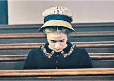  ??  ?? Crying in the chapel?: Cecily Hanson (Lily Dodsworth-evans) in Poldark