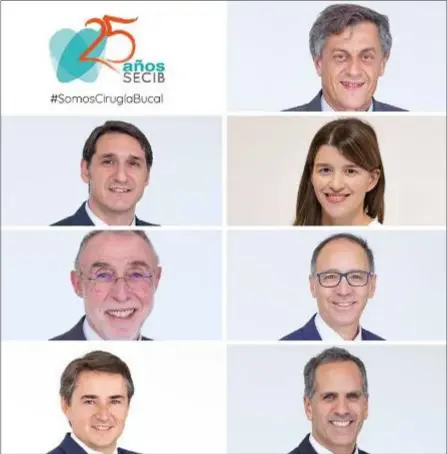  ??  ?? Junta Directiva de SECIB: Miguel Peñarrocha Diago, Daniel Torres Lagares, Amparo Aloy Prósper, Antonio López Valverde, Jordi Barrionuev­o Clusellas, Manuel Somoza Martín, y Asier Eguia del Valle.