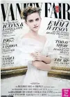  ??  ?? British actress and Brown University grad Emma Watson was caught off guard by the reaction to her Vanity Fair photo shoot.