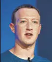  ?? AFP ?? Facebook chief executive officer Mark Zuckerberg.