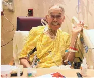  ?? COURTESY OF PILAR MADRID ?? Arturo Madrid, 79, in late December, shortly before he had a mechanical pump implanted in his chest. Madrid is the first patient in New Mexico to receive a left ventricula­r assist device (LVAD). Lovelace Health System offers the procedure through a...