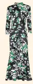  ??  ?? Floral high neck dress, £315 (rixo.co.uk)