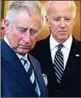  ??  ?? ALLY: Prince Charles met Joe Biden in 2015 at the White House