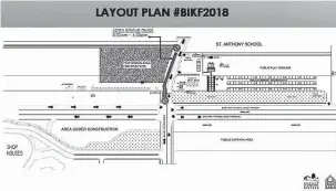  ??  ?? JALAI TI DEKA DITUTUP: Kar jalai ti deka ditutup beserimbai enggau atur Festival Layang-Layang Antarabang­sa Borneo Bintulu 2018 ba Padang Bilun Lama Bintulu.