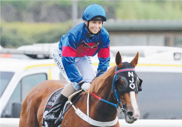  ??  ?? Kathy O’Hara is confident of Single Gaze’s chances in the Caulfield Cup tomorrow.