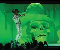  ??  ?? US rapper Lil Nas X performs onstage.