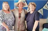  ?? ?? ORGANISERS: Manning the ticket table at the Bowls Club are organisers Jo Wilmot, Kenton-on-Sea and Boesmans Tourism, Rose Wright, Karoo Wine Club, and Kathy Helm.