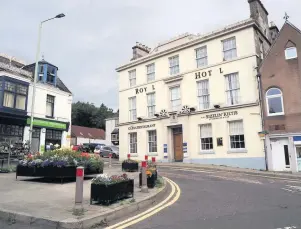  ??  ?? Landmark The Royal Hotel on Allan Street in Blairgowri­e