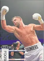  ??  ?? Billy Joe Saunders