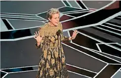  ?? PHOTO: GETTY IMAGES ?? Thanks to Frances McDormand’s speech for her Best Actress win at the Academy Awards on March 4, the whole world found out what an ‘‘inclusion rider’’ was.