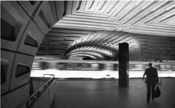  ?? | Fotos Astrid Riecken ?? La estación de metro que inició la controvers­ia