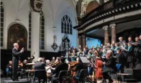  ?? FOTO LUC HOMMERS ?? Een memorabel hoogtepunt in 25 jaar werking van Alegría: een concert in de monumental­e Sint-Pauluskerk.