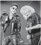 ?? LOS ANGELES TIMES ?? Adam Lambert and guitarist Brian May will hit the road for a Queen summer tour stopping at the BB&amp;T Center in Sunrise Aug. 17.