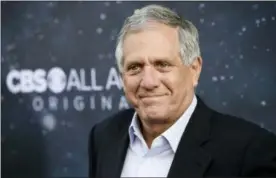  ?? PHOTO BY CHRIS PIZZELLO — INVISION — AP, FILE ?? In this file photo, Les Moonves, chairman and CEO of CBS Corporatio­n, poses at the premiere of the new television series “Star Trek: Discovery” in Los Angeles.