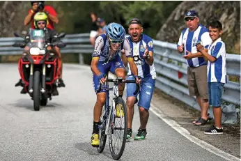  ??  ?? António Carvalho contou com o apoio de muitos adeptos portistas