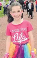  ??  ?? Outstandin­g contributi­on Emma has taken part in events including the Race for Life over the years