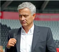  ?? Reuters ?? Mourinho’s team is eight points behind leaders City. —