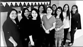  ??  ?? Photo shows Wells Fargo EGS Philippine­s’ Women’s Team Member Network core committee.