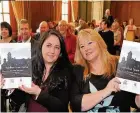  ??  ?? Findings MP Angela Crawley and MSP Christina Mckelvie with the public consultati­on document